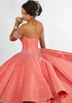Quinceanera Collection - 26887 High Low Gown With Removable Skirt Long Dresses