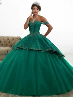 Quinceanera Collection - 26887 High Low Gown With Removable Skirt Long Dresses