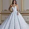 Formal Gowns Quinceanera Collection - 26932 Metallic Floral Lace Gown