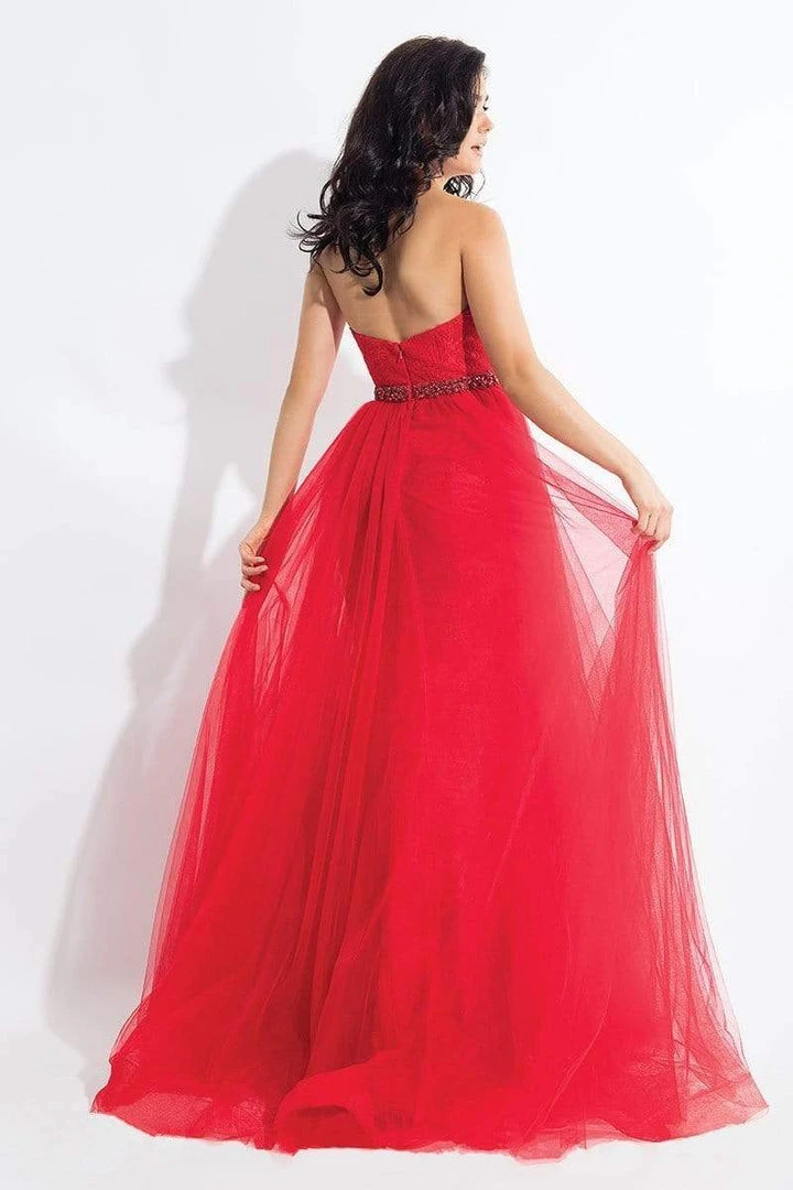 Rachel Allan - 6004 Strapless Tulle Overlay Mermaid Gown Formal Gowns 6 Rachel Allan - 6004 Strapless Tulle Overlay Mermaid Gown Formal Gowns