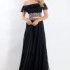 Rachel Allan - 6010 Two-Piece Off Shoulder Floral Chiffon Dress Formal Gowns 1 Rachel Allan - 6010 Two-Piece Off Shoulder Floral Chiffon Dress Formal Gowns