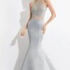 Rachel Allan - 6013 Embellished Halter Mermaid Dress Formal Gowns 2 Rachel Allan - 6013 Embellished Halter Mermaid Dress Formal Gowns
