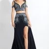 Rachel Allan - 6018 Lattice Embellished Two Piece Gown Formal Gowns 2 Rachel Allan - 6018 Lattice Embellished Two Piece Gown Formal Gowns