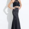 Rachel Allan - 6023 Beaded High Neck Two Piece Gown Formal Gowns 2 Rachel Allan - 6023 Beaded High Neck Two Piece Gown Formal Gowns