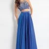 Formal Gowns Rachel Allan - 6060 Embellished Illusion Halter A-line Dress