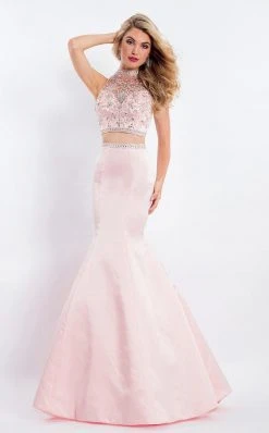 Rachel Allan - 6133 Embellished Illusion High Mermaid Dress