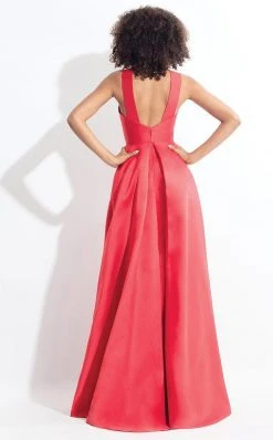 Rachel Allan - 6139 Strappy Mikado A-line Dress