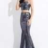 Rachel Allan - 6141 Two Piece Sequined Mermaid Dress Formal Gowns 1 Rachel Allan - 6141 Two Piece Sequined Mermaid Dress Formal Gowns