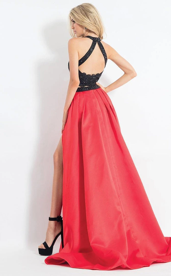 Formal Gowns Rachel Allan - 6146 Two Piece Lace/Matte Satin Romper 4 Formal Gowns Rachel Allan - 6146 Two Piece Lace/Matte Satin Romper