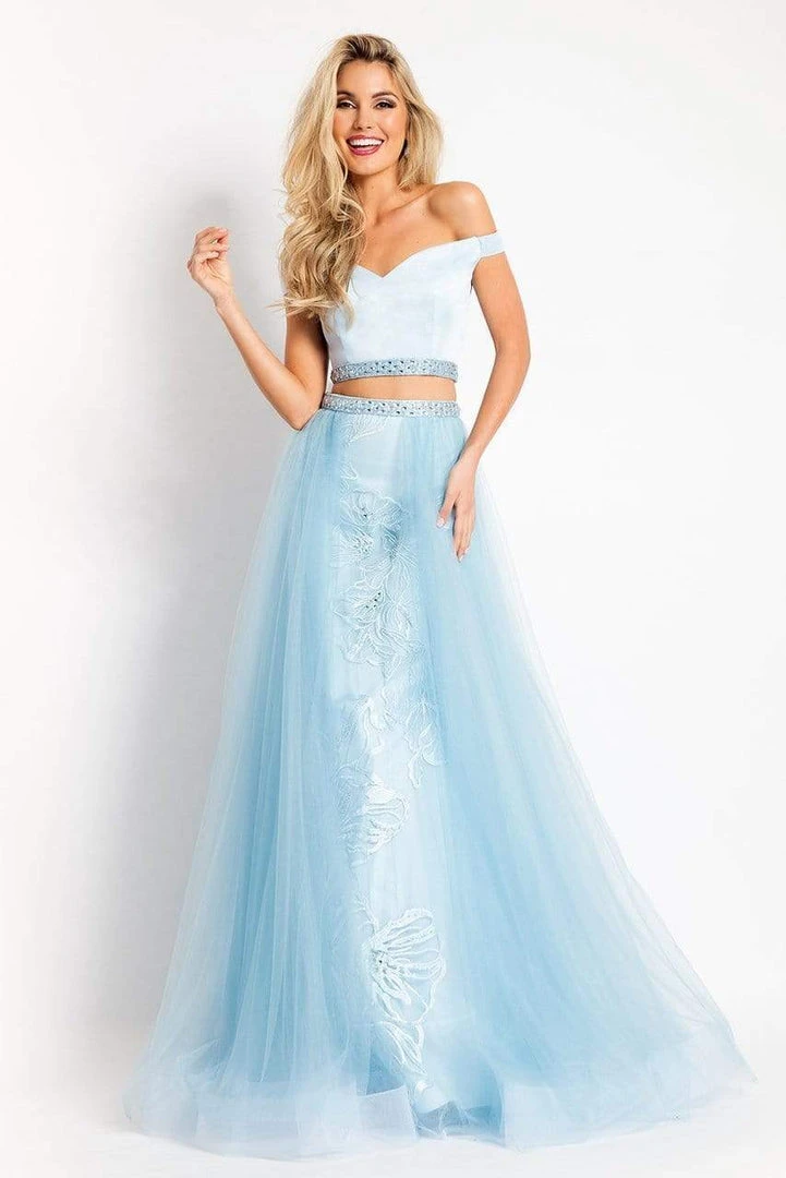 Formal Gowns Rachel Allan - 6198 Two-Piece Floral Embroidered Gown 7 Formal Gowns Rachel Allan - 6198 Two-Piece Floral Embroidered Gown