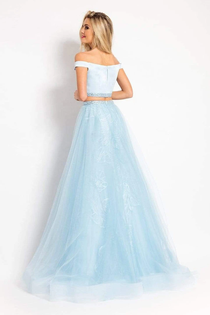 Formal Gowns Rachel Allan - 6198 Two-Piece Floral Embroidered Gown 8 Formal Gowns Rachel Allan - 6198 Two-Piece Floral Embroidered Gown