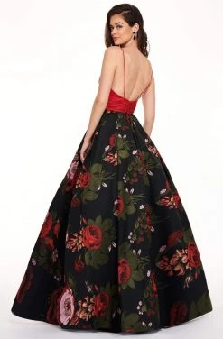 Formal Gowns Rachel Allan - 6416 Floral Plunging Sweetheart Ballgown 6 Formal Gowns Rachel Allan - 6416 Floral Plunging Sweetheart Ballgown