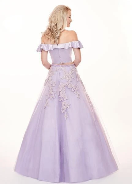 Rachel Allan - 6484 Two-Piece Asymmetrical Embroidered Ballgown 7 Rachel Allan - 6484 Two-Piece Asymmetrical Embroidered Ballgown