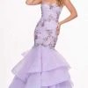 Formal Gowns Rachel Allan - 6485 Embellished Sweetheart Tiered Mermaid Gown 2 Formal Gowns Rachel Allan - 6485 Embellished Sweetheart Tiered Mermaid Gown