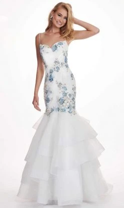 Formal Gowns Rachel Allan - 6485 Embellished Sweetheart Tiered Mermaid Gown 14 Formal Gowns Rachel Allan - 6485 Embellished Sweetheart Tiered Mermaid Gown
