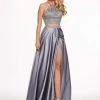 Rachel Allan - 6497 Beaded Ornate Two-Piece Satin Gown 2 Rachel Allan - 6497 Beaded Ornate Two-Piece Satin Gown