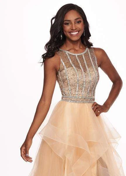 Formal Gowns Rachel Allan - 6512 Beaded Ruffle Tulle Ruffle High-Low Prom Dress 5 Formal Gowns Rachel Allan - 6512 Beaded Ruffle Tulle Ruffle High-Low Prom Dress