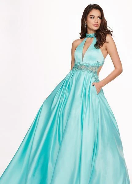 Rachel Allan - 6528 Beaded Midriff Cutout Bodice Gown Formal Gowns 3 Rachel Allan - 6528 Beaded Midriff Cutout Bodice Gown Formal Gowns