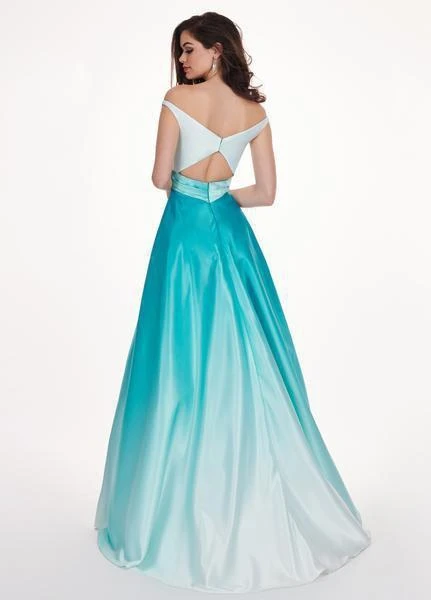 Rachel Allan - 6552 Two Piece Plunging Off-Shoulder A-line Dress 4 Rachel Allan - 6552 Two Piece Plunging Off-Shoulder A-line Dress