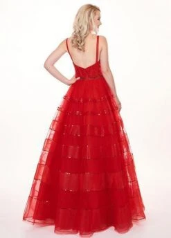 Rachel Allan - 6576 Beaded Sweetheart Corset Bodice Tulle Ballgown