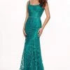 Rachel Allan - 6590 Embroidered Lace Scoop Neck Gown Formal Gowns