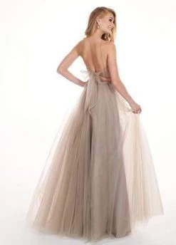 Formal Gowns Rachel Allan - 6596 Two Piece Embroidered Tulle A-line Dress