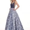 Rachel Allan - 6602 Ruched Sweetheart Floral Ballgown 2 Rachel Allan - 6602 Ruched Sweetheart Floral Ballgown
