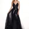 Formal Gowns Rachel Allan - 6606 Sequined Sweetheart Gown With Overlay