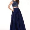 Rachel Allan - 6632 Two Piece Illusion Jewel Ballgown Formal Gowns