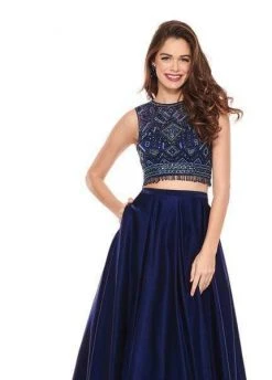 Rachel Allan - 6632 Two Piece Illusion Jewel Ballgown Formal Gowns