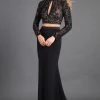 Rachel Allan Couture - 8278 Two Piece High Neck Jersey Gown 1 Rachel Allan Couture - 8278 Two Piece High Neck Jersey Gown