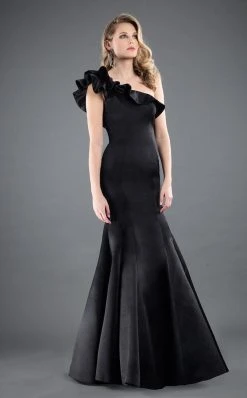 Rachel Allan Couture - 8283 Ruffled One Shoulder Mermaid Dress