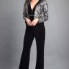 Homecoming Dresses Rachel Allan Couture - 8353 Plunging V-Neck Jumpsuit With Jacket 2 Homecoming Dresses Rachel Allan Couture - 8353 Plunging V-Neck Jumpsuit With Jacket