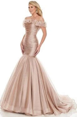 Formal Gowns Rachel Allan Couture - 8430 Off-Shoulder Ruffled Trumpet Dress 7 Formal Gowns Rachel Allan Couture - 8430 Off-Shoulder Ruffled Trumpet Dress