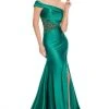 Formal Gowns Rachel Allan Couture - 8440 Asymmetrical Embellished Trumpet Dress
