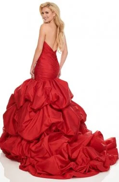 Rachel Allan Couture - 8445 Sweetheart Ruched Mermaid Dress Formal Gowns