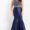 Formal Gowns Rachel Allan Curves - 6334 Beaded Scoop Mermaid Gown 2 Formal Gowns Rachel Allan Curves - 6334 Beaded Scoop Mermaid Gown