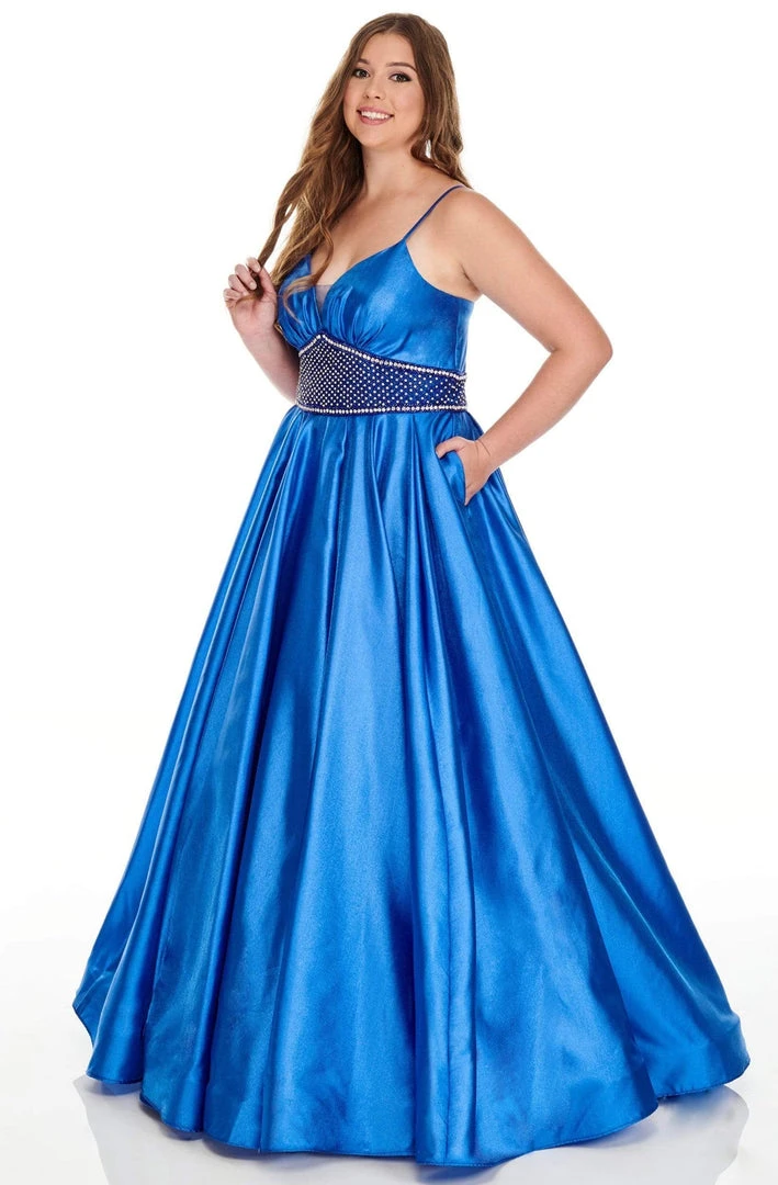 Rachel Allan Curves - 7223 Sweetheart Beaded Waist Ballgown 5 Rachel Allan Curves - 7223 Sweetheart Beaded Waist Ballgown