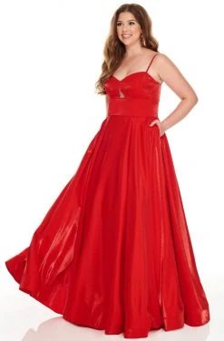 Formal Gowns Rachel Allan Curves - 7229 Sweetheart Ribbon Ballgown