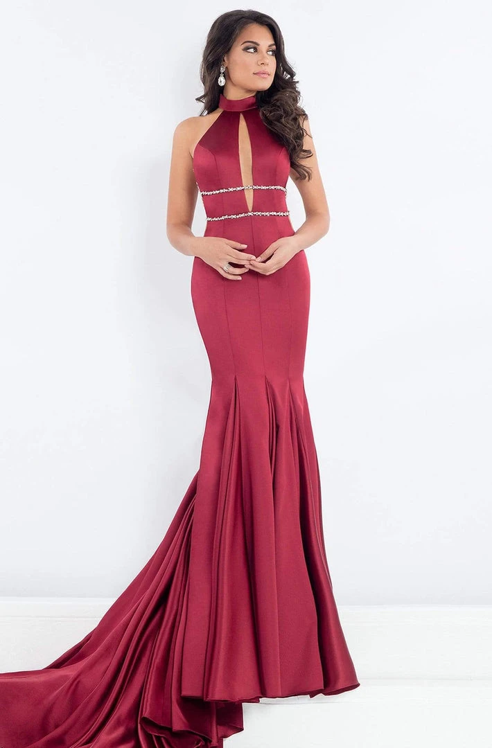 Rachel Allan Prima Donna - 5002 Fitted High Neck Trumpet Gown Formal Gowns 3 Rachel Allan Prima Donna - 5002 Fitted High Neck Trumpet Gown Formal Gowns