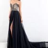 Rachel Allan Prima Donna - 5006 Strapless Sweetheart Slit Evening Gown 2 Rachel Allan Prima Donna - 5006 Strapless Sweetheart Slit Evening Gown