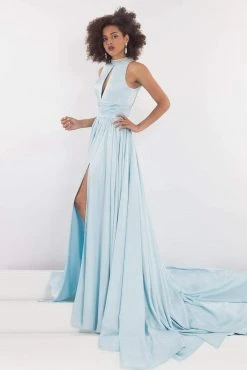 Rachel Allan Prima Donna - 5035 Plunging Cutout Bejeweled Gown Formal Gowns