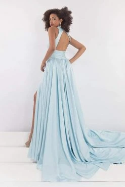 Rachel Allan Prima Donna - 5035 Plunging Cutout Bejeweled Gown Formal Gowns