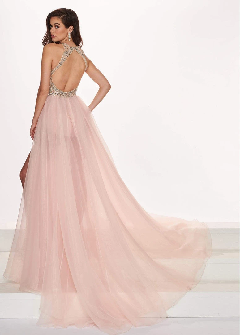 Rachel Allan Prima Donna - 5055 Beaded Organza A-line Dress Formal Gowns 4 Rachel Allan Prima Donna - 5055 Beaded Organza A-line Dress Formal Gowns