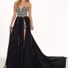 Formal Gowns Rachel Allan Prima Donna - 5064 Beaded Sweetheart Romper With Skirt