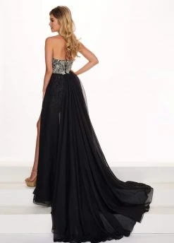 Formal Gowns Rachel Allan Prima Donna - 5064 Beaded Sweetheart Romper With Skirt