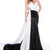 Rachel Allan Primadonna - 5083 Embellished Two Tone Trumpet Dress Formal Gowns 2 Rachel Allan Primadonna - 5083 Embellished Two Tone Trumpet Dress Formal Gowns