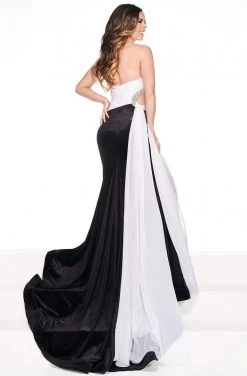 Rachel Allan Primadonna - 5083 Embellished Two Tone Trumpet Dress Formal Gowns