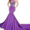 Formal Gowns Rachel Allan Primadonna - 5086 Bejeweled High Halter Mermaid Dress 1 Formal Gowns Rachel Allan Primadonna - 5086 Bejeweled High Halter Mermaid Dress