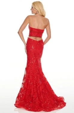 Rachel Allan Prom - 7020 Sequin Embroidered Strapless Gown 13 Rachel Allan Prom - 7020 Sequin Embroidered Strapless Gown